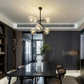 Kristall Vindruvsspetar Modern LED Pendellampa